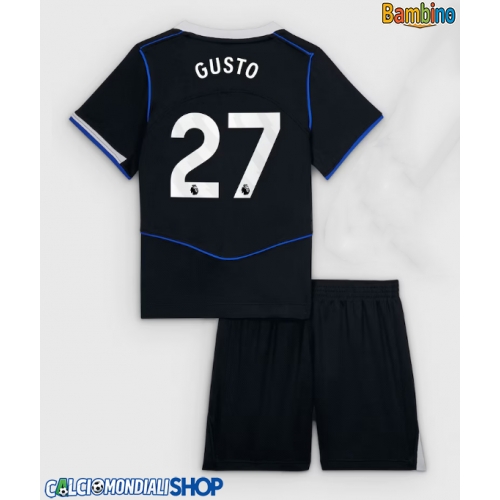 Maglie da calcio Chelsea Malo Gusto #27 Terza Maglia Bambino 2025-26 Manica Corta + Pantaloni corti)
